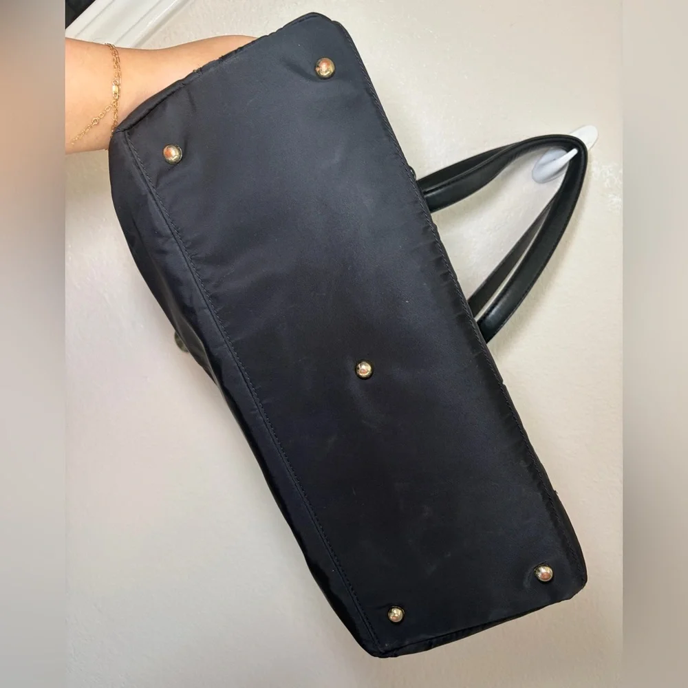 Lo & Sons Black O.G. Laptop Tote Nylon Travel Tote